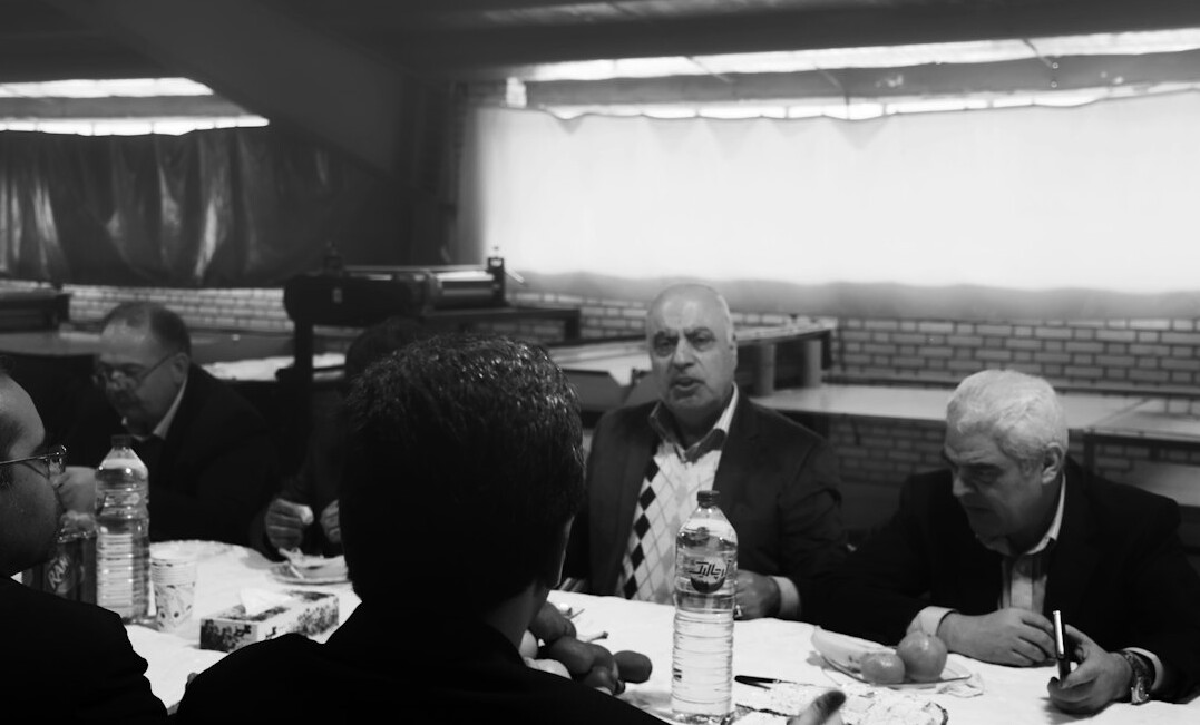 negotiation table scene