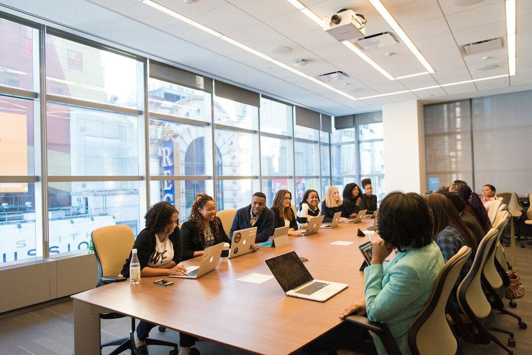 business people in meeting
