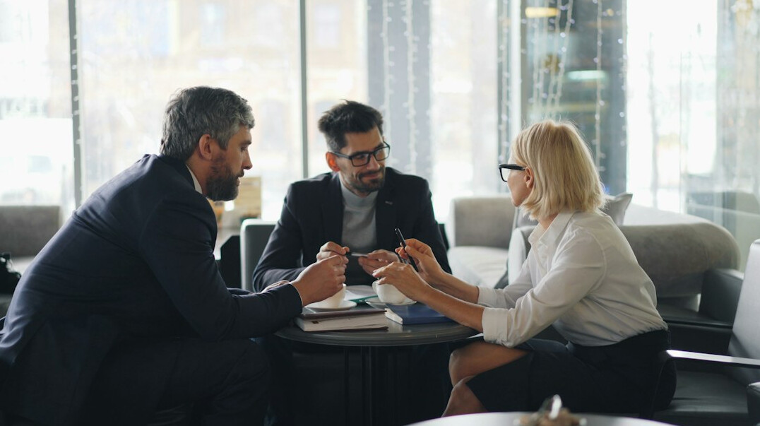professional business negotiation