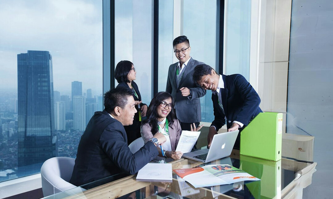 business team discussion